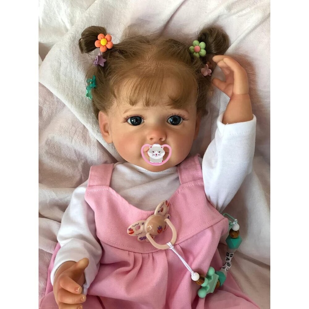 ❤️ 22 inch Baby Girl Doll Full Body Silicone Vinyl